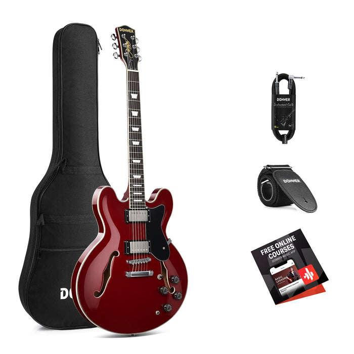 Donner DJP-1000 Semi-Akustisch H-H Pickups Coil-Splitting Set