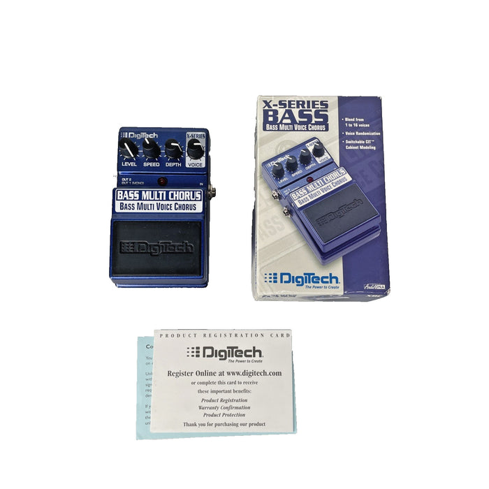 DigiTech X-Series Multi Chorus Gitarren-Effekt-Pedal OVP & Neuwertig