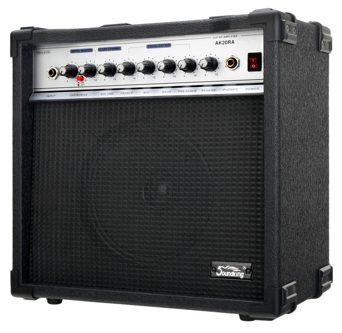 2-KANAL AMP EQUALIZER DIGITAL EFFEKT GERÄT 60W