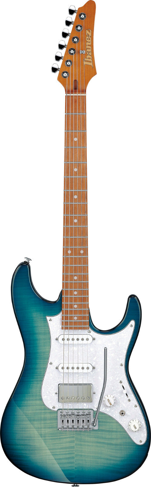 Ibanez AZ22S1F-TXB 6-String - Transparent Turquoise Burst