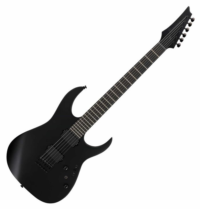 Ibanez RGRTB621 Black Flat Satin Iron Label modern ST-Style