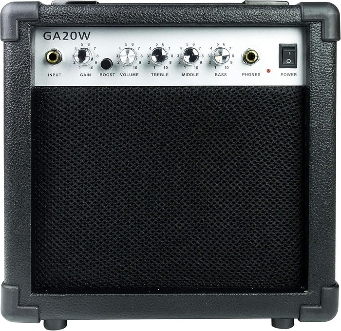 RockJam GA-20W 20 Watt Gitarren mit Kopfhörerausgang und n