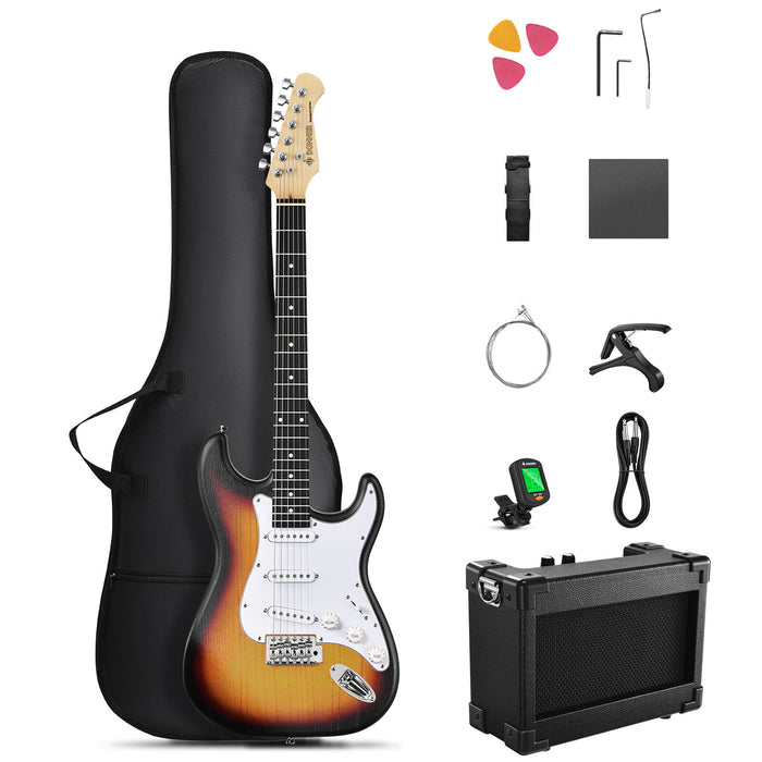 Donner DST-80 mit Zubehör Holzmaserung SSS Pickup