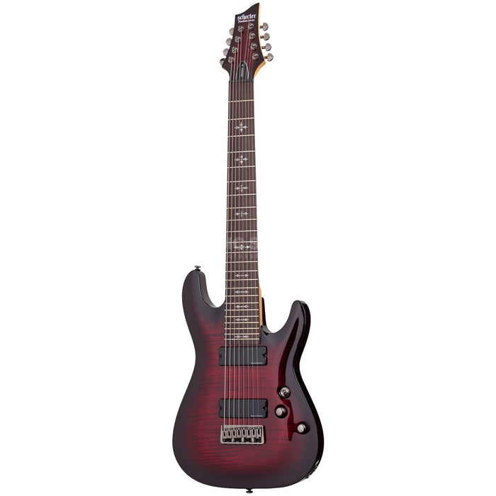 Schecter Demon-8 Crimson Red Burst