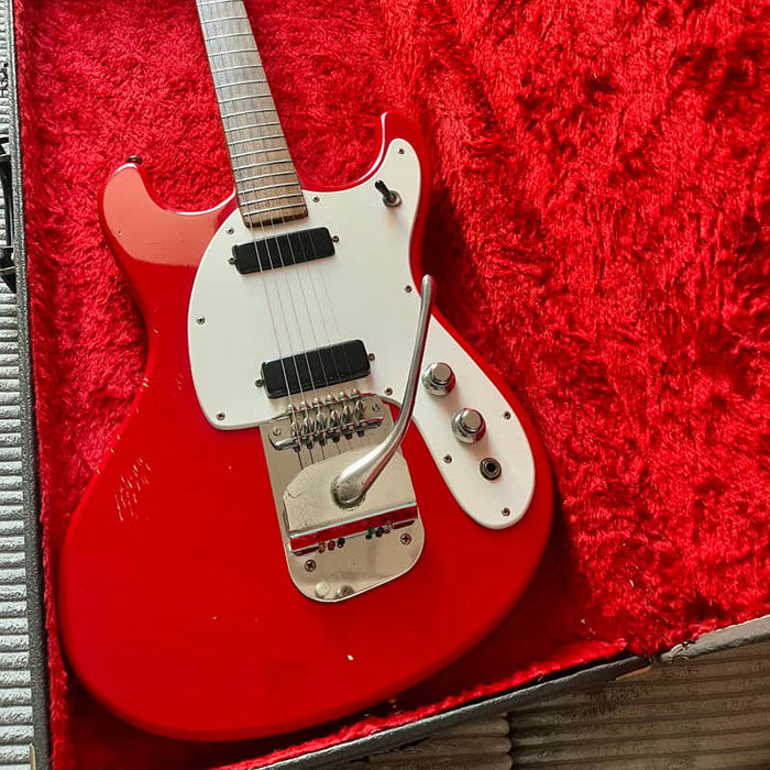 Mosrite The Ventures II Slab Body B043 Red