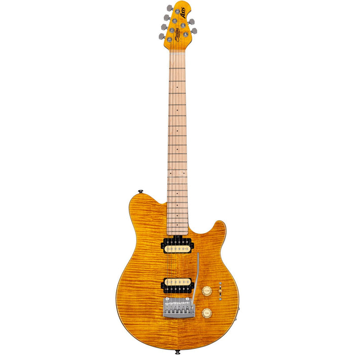 Sterling by Music Man AX3FM Axis Flame Maple Trans Gold