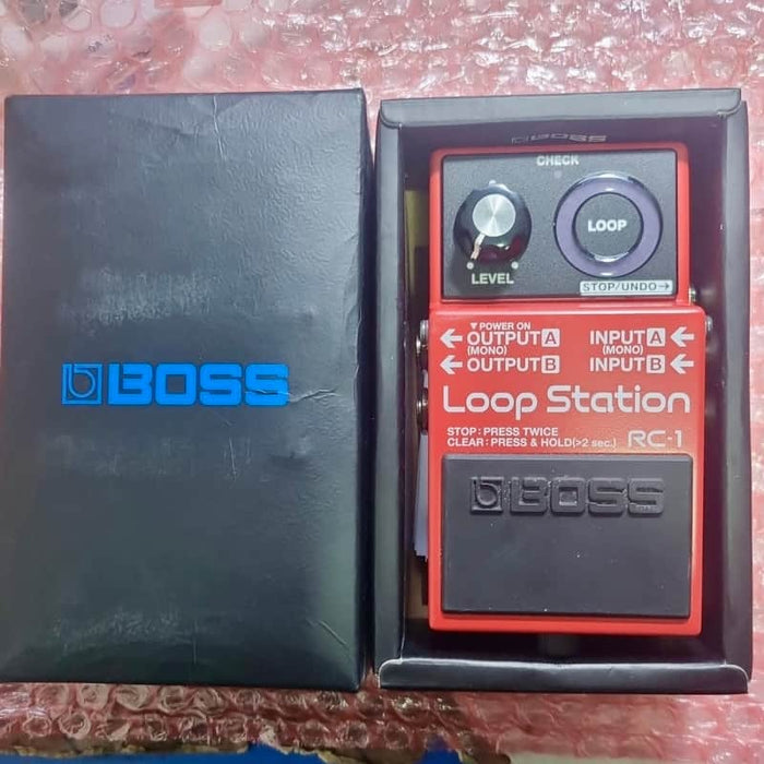 Boss RC-1 Loop Station Red