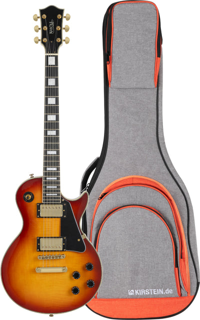 Rocktile Rocktile Pro L-200OHB Chitarra Elettrica Orange Honey Burst Set con Gigbag B-Stock - Offerta BSTOCK