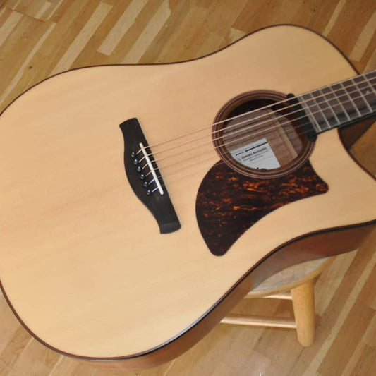 Ibanez Ibanez AAD300CE-LGS Advanced Acoustic Dreadnought Natural... - Reverb