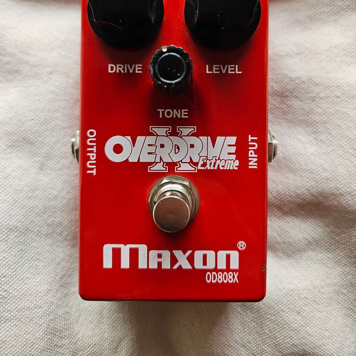 Maxon 2010s Maxon OD-808X Extreme Overdrive Red