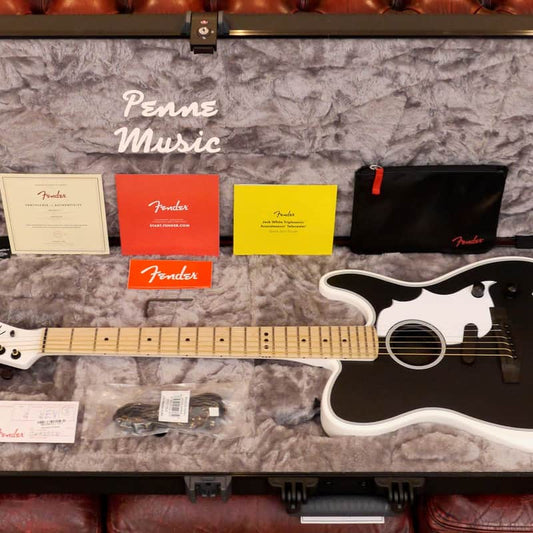 Fender Fender Jack White Acoustasonic Telecaster Triplesonic Sat... - Reverb