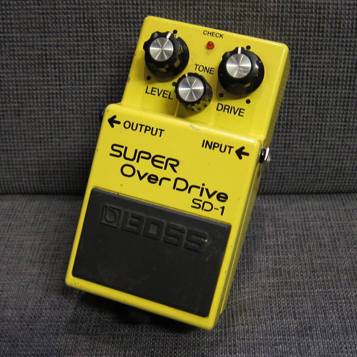 Boss SD-1 Super OverDrive JRC4558DD Yellow