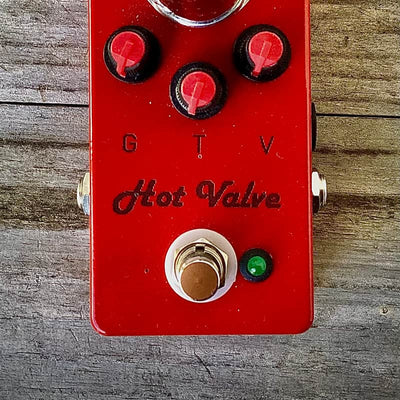 HOT VALVE Valvecaster Tube Overdrive Boost red