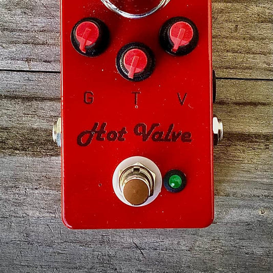 HOT VALVE HOT VALVE Valvecaster Tube Overdrive Boost red - Reverb