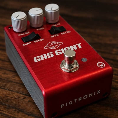 Pigtronix Pigtronix Gas Giant Analog Jumbo Fuzz Guitar Pedal Red B-Stock - Offerta BSTOCK