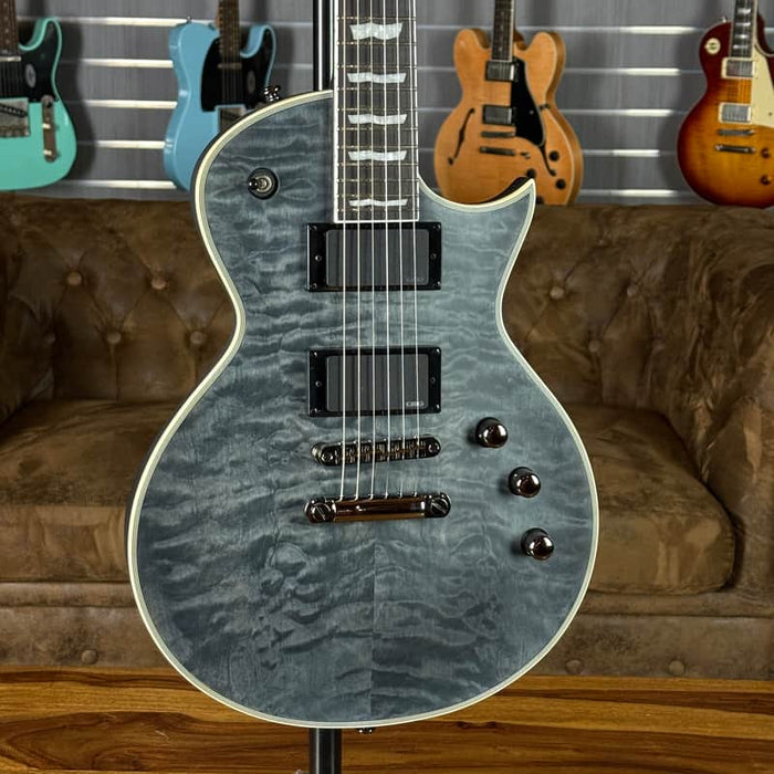 ESP LTD EC-401 QM See Thru Black Satin