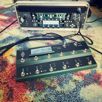 Kemper Amps Profiler Rack with Remote Grey/green
