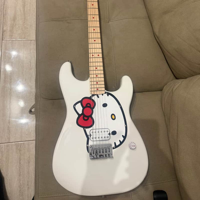 Squier Hello Kitty Stratocaster White