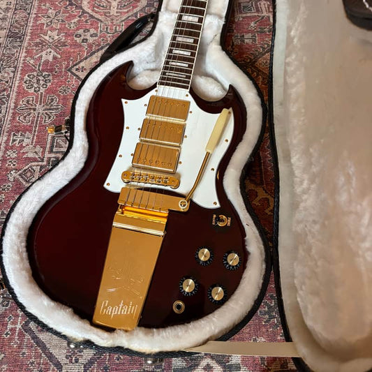 Gibson Gibson 2010s Gibson Captain Kirk Douglas Signature SG Vintage Cherry - Reverb