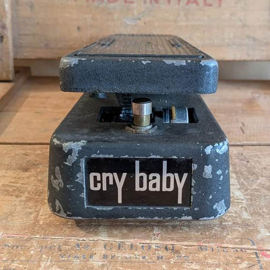 Vox Vox cry baby wah wha Black / Chrome - Reverb