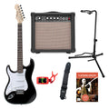 Rocktile Pro ST3-BK/RW-L Chitarra Elettrica Lefty Black Set