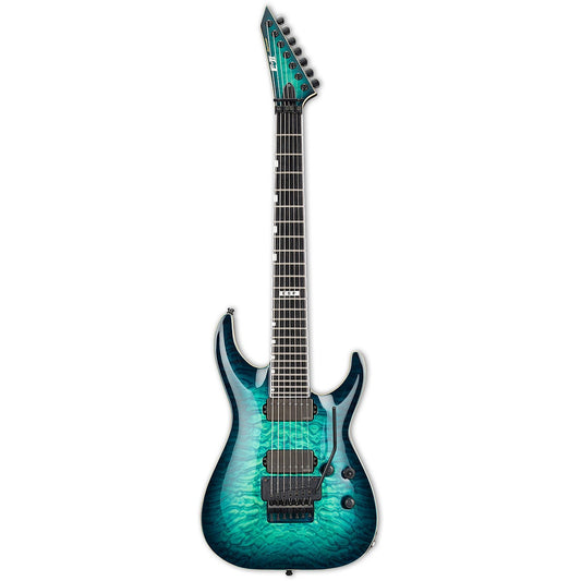 ESP ESP E-II Horizon FR-7 Dark Turquoise Burst met koffer B-Ware - Bax Shop