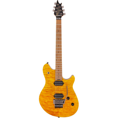 EVH Wolfgang Standard QM Baked Maple Trans Amber Electric Guitar