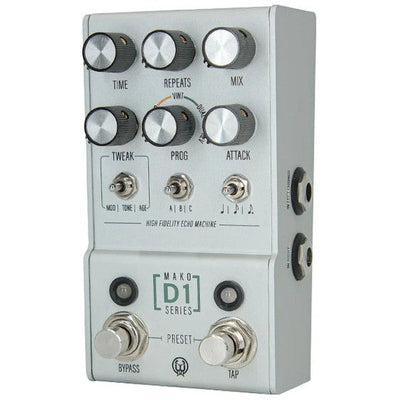 Walrus Audio Mako Series D1 High Fidelity Echo Machine Stereo Delay with MIDI