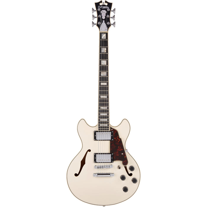 D'Angelico Premier Mini DC Champagne Electric Guitar with Gig Bag
