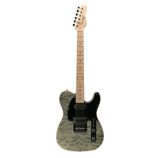 Michael Kelly Michael Kelly 1955 Black Wash Electric Guitar with Great Eight Mod B-Ware - Bax Shop