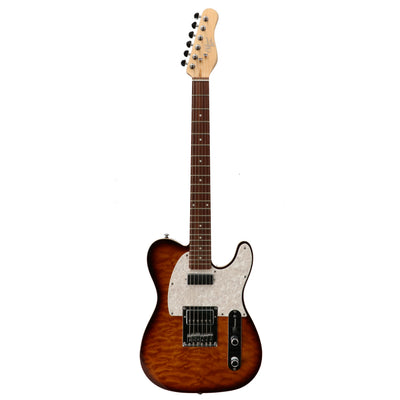 Michael Kelly 1955 Caramel Burst Electric Guitar with Great Eight Mod