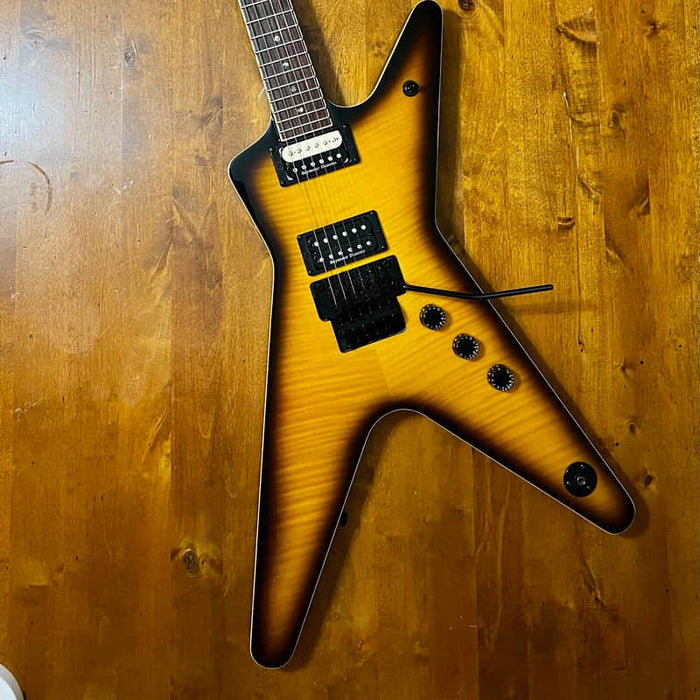 Dean ML 79 Floyd Flame Top Duncans Trans Brazil Burst