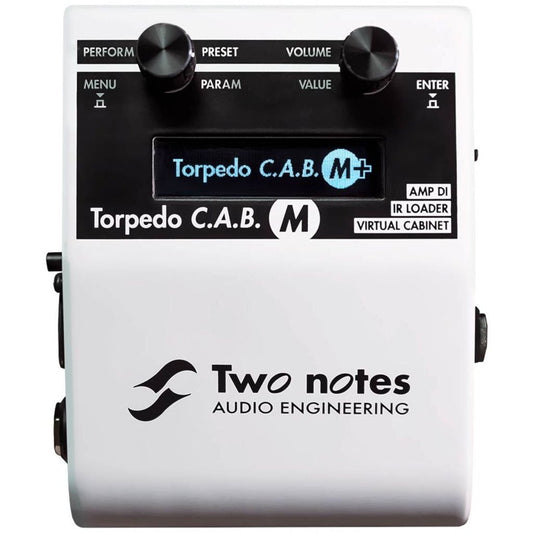Two Notes Two Notes Torpedo C.A.B. M+ Virtual Cabinet Simulation Pedal B-Ware - Bax Shop