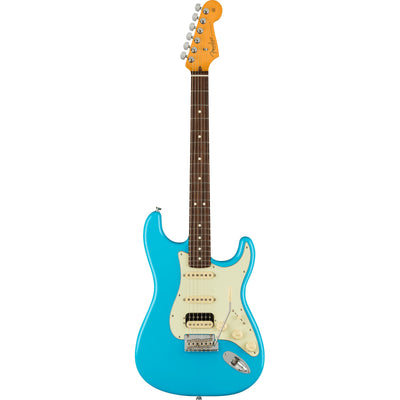Fender American Professional II Stratocaster HSS Miami Blue RW Electric Guitar with Case