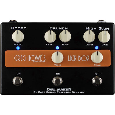 Carl Martin Greg Howe Signature Lick Box 3-in-1 Boost-Crunch-overdrive Pedal