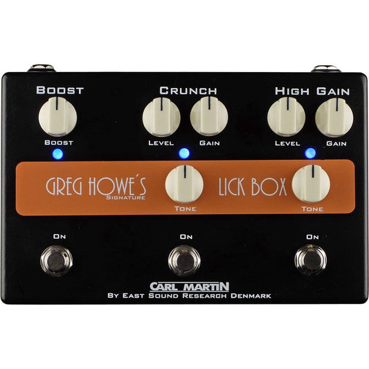 Carl Martin Carl Martin Greg Howe Signature Lick Box 3-in-1 Boost-Crunch-overdrive Pedal B-Ware - Bax Shop