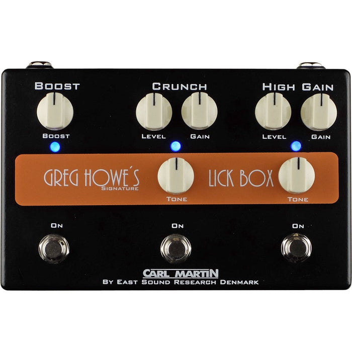 Carl Martin Greg Howe Signature Lick Box 3-in-1 Boost-Crunch-overdrive Pedal