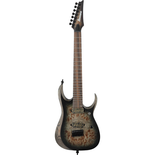 Ibanez Ibanez Axion Label RGD71ALPA Charcoal Burst Black Stained Flat 7-String Electric Guitar B-Ware - Bax Shop