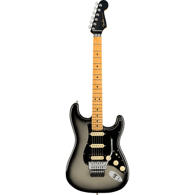 Fender American Ultra Luxe Stratocaster HSS FR Silverburst MN Electric Guitar with Case