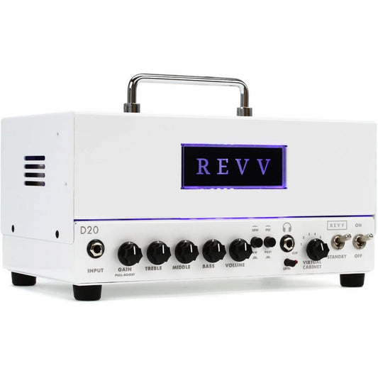 Revv Revv D20 White Guitar Amplifier Top with Two Notes Torpedo B-Ware - Bax Shop