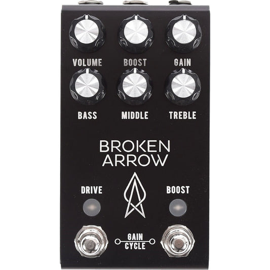 Jackson Audio Jackson Audio Broken Arrow v2 Midi Black Overdrive Effect Pedal B-Ware - Bax Shop