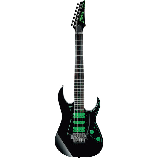 Ibanez Ibanez UV70P Premium Universe Black Steve Vai Signature Universe Premium Steve Vai E-Gitarre, 7-saitig, schwarz B-Ware - Bax Shop