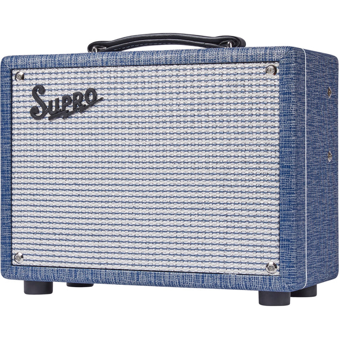 Supro '64 Reverb Blue Rhino Hide Combo Guitar Amplifier
