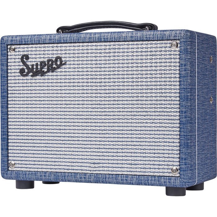 Supro '64 Super Blue Rhino Hide Combo Guitar Amplifier