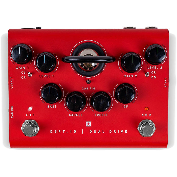 Blackstar DEPT.10 Dual Drive Valve Overdrive/Preamp Effect Pedal