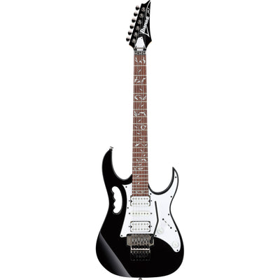 Ibanez Steve Vai Signature JEMJR-BK Black Electric Guitar with Monkey Grip