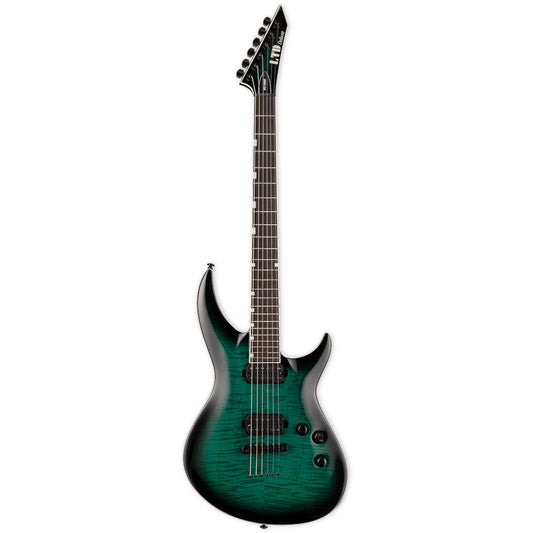 ESP LTD ESP LTD Deluxe H3-1000 FM Black Turquoise Sunburst B-Ware - Bax Shop
