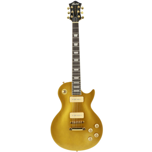 Fazley Fazley Vintage Series Midas FLP318GD Gold Top Electric Guitar B-Ware - Bax Shop
