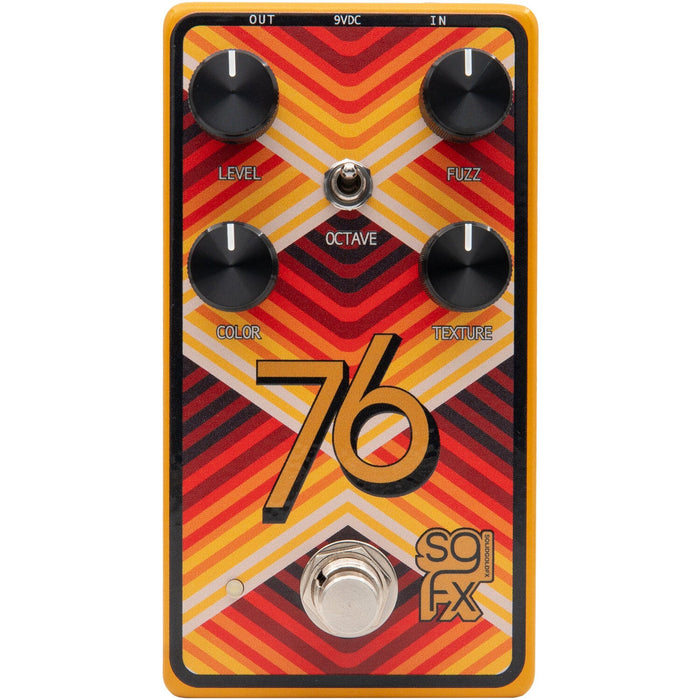 SolidGoldFX 76 MkII Multi-Voiced Silicon Octave-Up Fuzz Effect Pedal