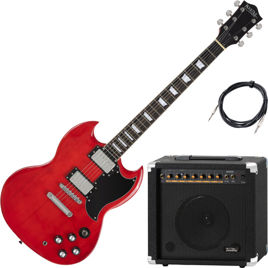 Rocktile Rocktile Pro S-Red Chitarra Elettrica Heritage Cherry AK20GR Set - Kirstein